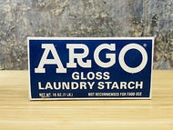 Vintage Argo Blue Box Brick Bars